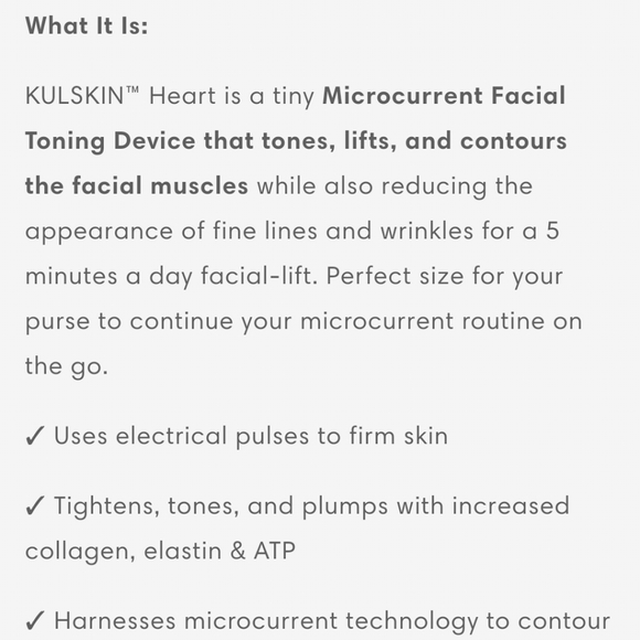 KulSkin Microcurrent Facial Slimming Exercise Device - Picture 5 of 7